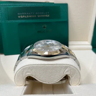 【Super Clone】RLX Datejust 41mm 126303 Silver Index Oyster Steel and Yellow Gold Mens Watch