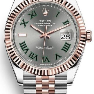 【Super Clone】Rolex  Double-Headed Datejust Series ?? 41mm Rose Gold Datejust