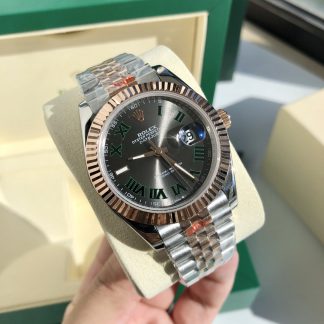 【Super Clone】Rolex  Double-Headed Datejust Series ?? 41mm Rose Gold Datejust