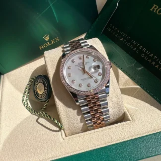 【Super Clone】RLX  Datejust 36mm 126281 Mother-of-Pearl Dial Jubilee Bracelet