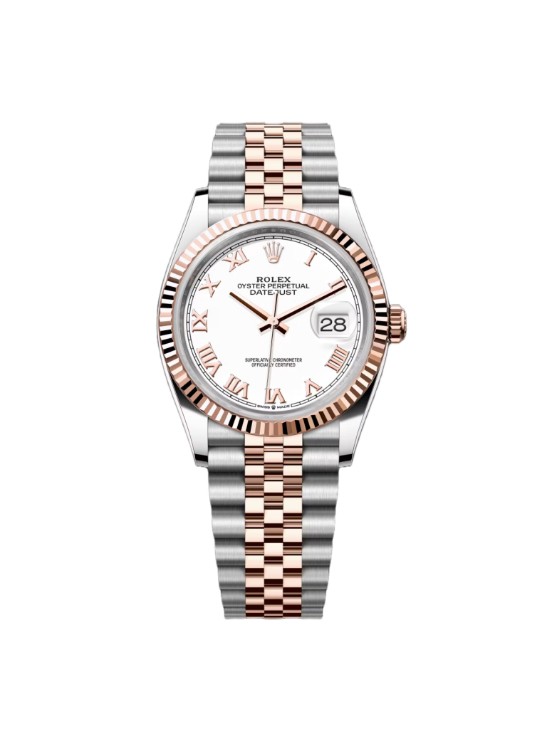 【Super Clone】RLX  Datejust 36mm 126231 White Dial Oyster Bracelet