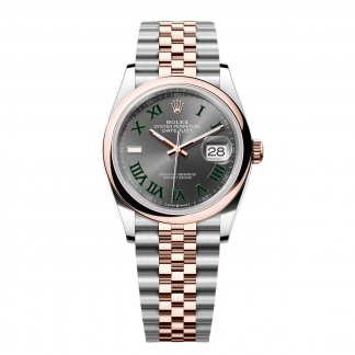 【Super Clone】RLX  Datejust 36mm 126201 Slate Dial Jubilee Bracelet Watch