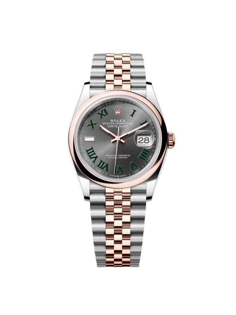 【Super Clone】RLX  Datejust 36mm 126201 Slate Dial Jubilee Bracelet Watch