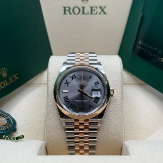 【Super Clone】RLX  Datejust 36mm 126201 Slate Dial Jubilee Bracelet Watch