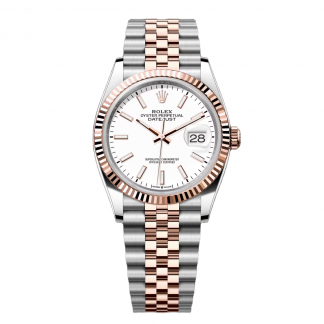【Super Clone】RLX  Datejust 36mm 126231 White Dial Jubilee Bracelet