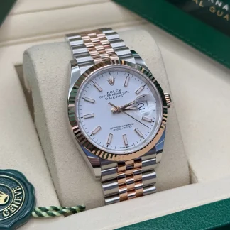 【Super Clone】RLX  Datejust 36mm 126231 White Dial Jubilee Bracelet
