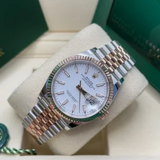 【Super Clone】RLX  Datejust 36mm 126231 White Dial Jubilee Bracelet