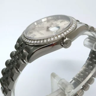 【Super Clone】RLX  Datejust 36mm 126284 Silver Dial Jubilee Bracelet