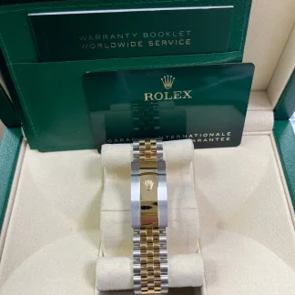 【Super Clone】RLX  Datejust 36mm 126283 Silver Dial Diamond Bezel Jubilee Bracelet Watch