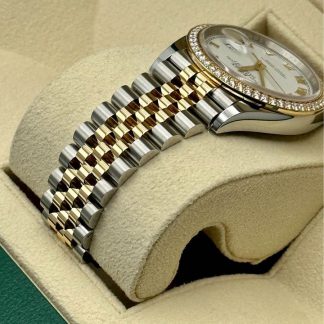 【Super Clone】RLX  Datejust 36mm 126283 White Dial Jubilee Bracelet Watch