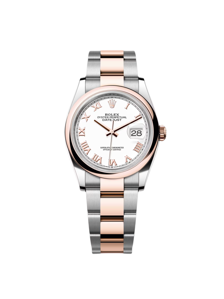 【Super Clone】RLX  Datejust 36mm 126201 White Dial Oyster Bracelet Watch
