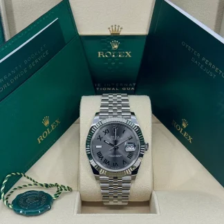 【Super Clone】RLX  Datejust 36mm 126234 Datejust Slate Roman Dial Jubilee Watch