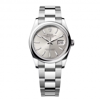 【Super Clone】RLX  Datejust 36mm 126200 Oyster Perpetual Silver Dial Jubilee Stainless Steel
