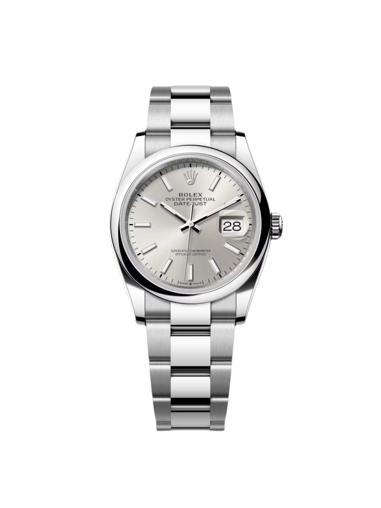 【Super Clone】RLX  Datejust 36mm 126200 Oyster Perpetual Silver Dial Jubilee Stainless Steel