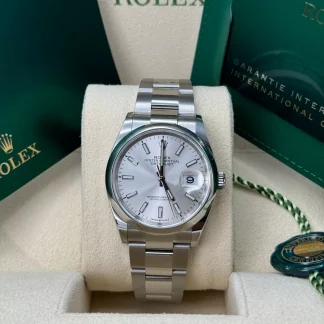 【Super Clone】RLX  Datejust 36mm 126200 Oyster Perpetual Silver Dial Jubilee Stainless Steel