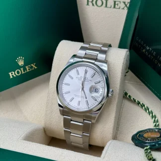 【Super Clone】RLX  Datejust 36mm 126200 Oyster Perpetual Silver Dial Jubilee Stainless Steel