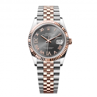 【Super Clone】RLX  Datejust 36mm 126231 Slate Dial Jubilee Bracelet