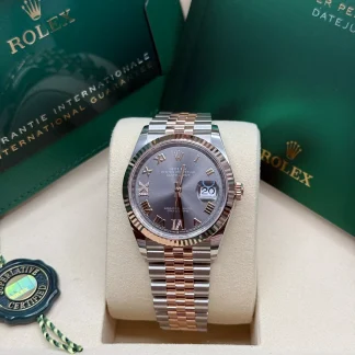 【Super Clone】RLX  Datejust 36mm 126231 Slate Dial Jubilee Bracelet