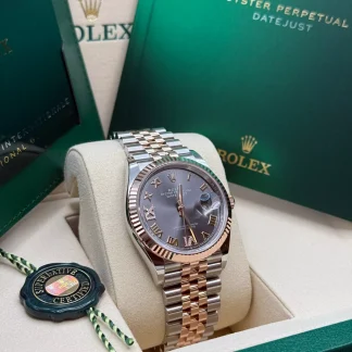 【Super Clone】RLX  Datejust 36mm 126231 Slate Dial Jubilee Bracelet