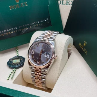 【Super Clone】RLX  Datejust 36mm 126231 Slate Dial Jubilee Bracelet