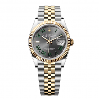 【Super Clone】RLX  Datejust 36mm 126233 Wimbledon Slate Dial Oyster Bracelet Watch