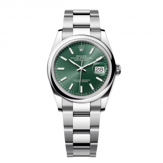 【Super Clone】RLX  Datejust 36mm 126200 Mint Green Dial Stainless Steel Oyster Bracelet Watch