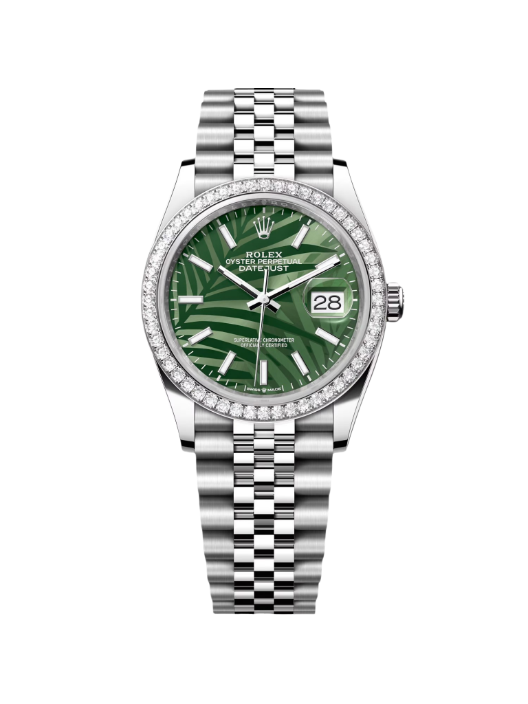 【Super Clone】RLX  Datejust 36mm 126284 Olive Green Dial Jubilee Bracelet