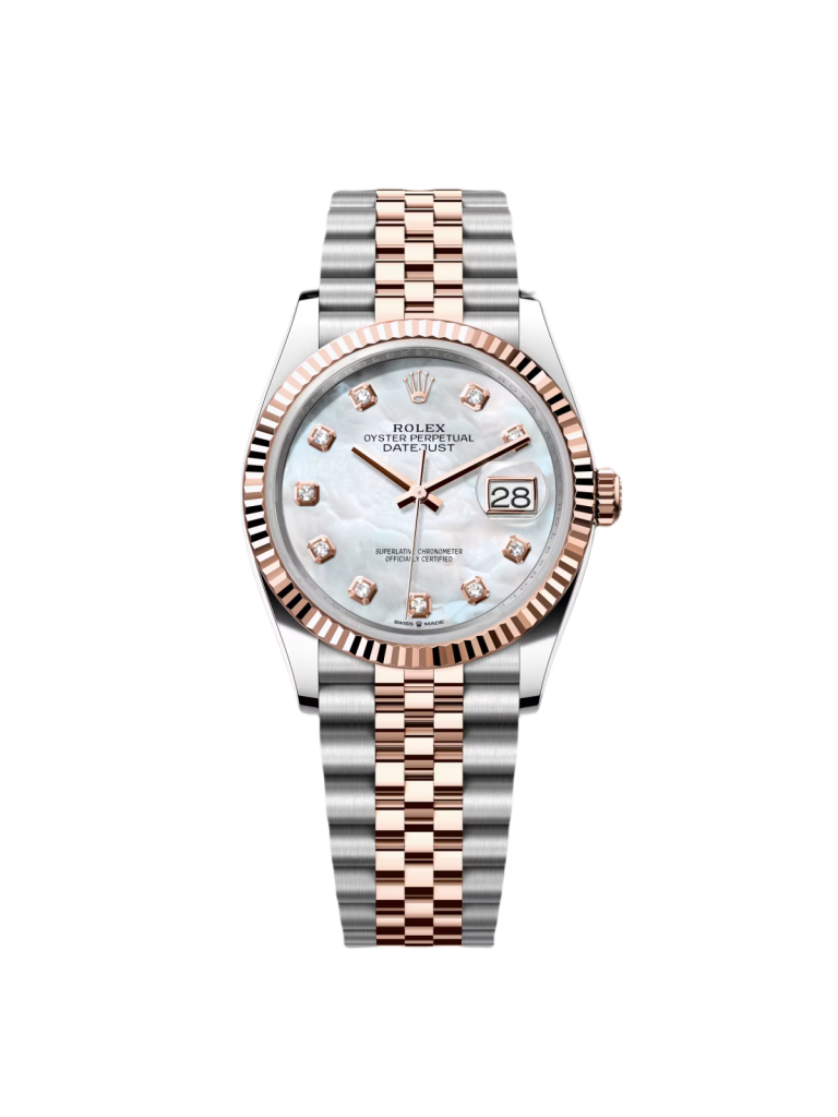 【Super Clone】RLX  Datejust 36mm 126231 Mother-of-Pearl Dial Jubilee Bracelet