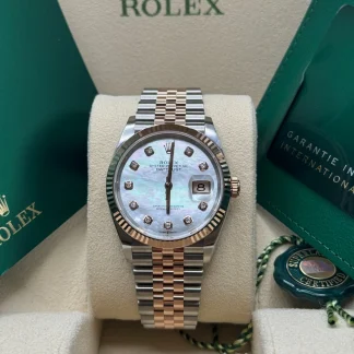 【Super Clone】RLX  Datejust 36mm 126231 Mother-of-Pearl Dial Jubilee Bracelet