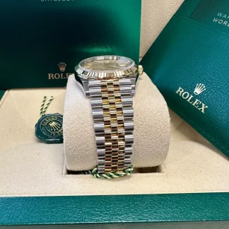 【Super Clone】RLX  Datejust 36mm 126233 Golden Fluted Motif 36mm Dial Oyster Bracelet