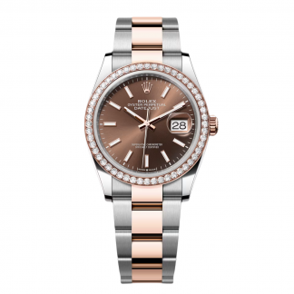 【Super Clone】RLX  Datejust 36mm 126281 Chocolate Dial Oyster Bracelet
