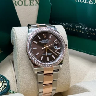 【Super Clone】RLX  Datejust 36mm 126281 Chocolate Dial Oyster Bracelet