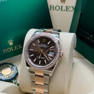 【Super Clone】RLX  Datejust 36mm 126281 Chocolate Dial Oyster Bracelet