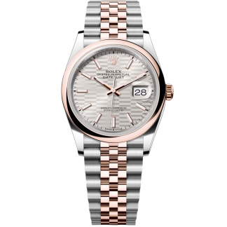 【Super Clone】RLX  Datejust 36mm 126201 Silver Dial Oyster Bracelet Watch