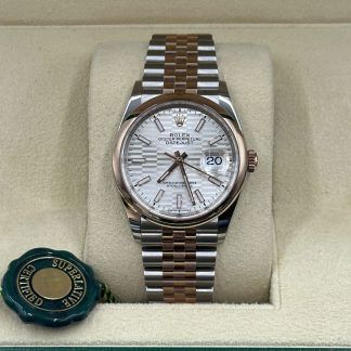 【Super Clone】RLX  Datejust 36mm 126201 Silver Dial Oyster Bracelet Watch