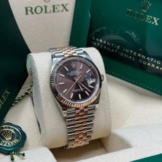 【Super Clone】RLX  Datejust 36mm 126231 Chocolate Dial Oyster Bracelet