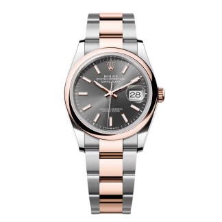 【Super Clone】RLX  Datejust 36mm 126201 Slate Dial Oyster Bracelet Watch