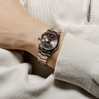 【Super Clone】RLX  Datejust 36mm 126201 Slate Dial Oyster Bracelet Watch