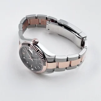 【Super Clone】RLX  Datejust 36mm 126201 Slate Dial Oyster Bracelet Watch