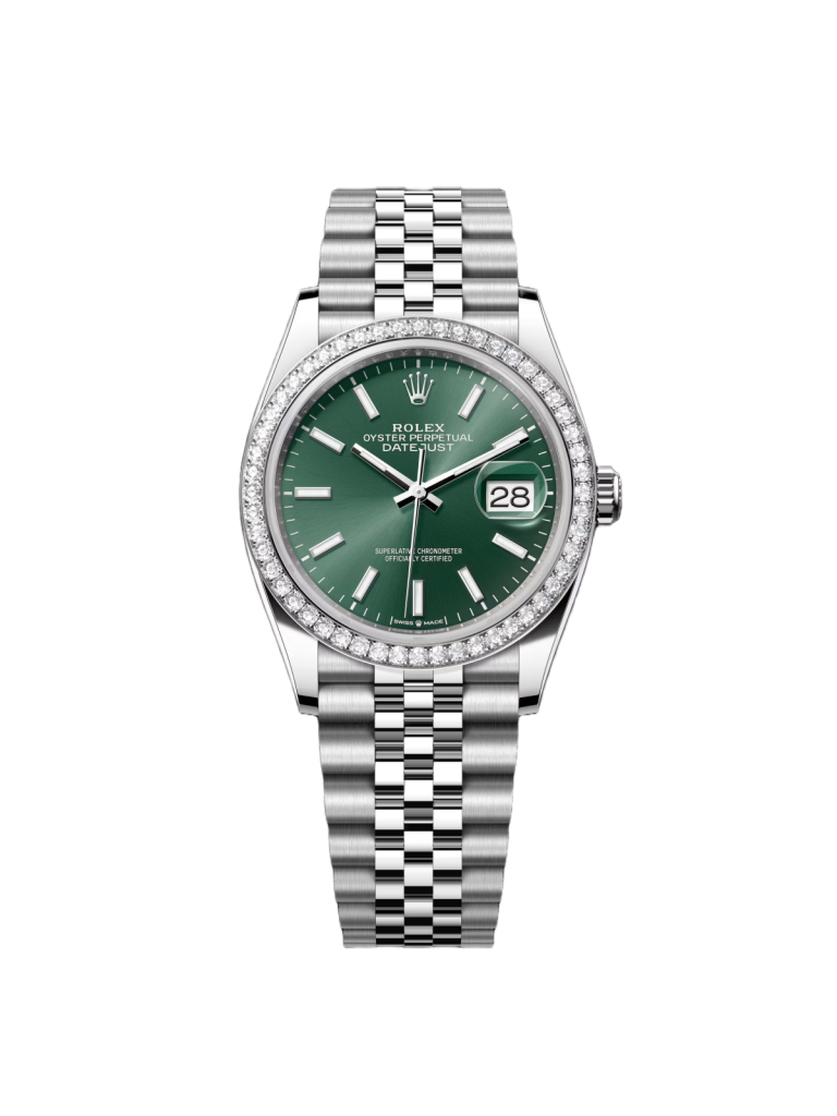 【Super Clone】RLX  Datejust 36mm 126284 Green Dial Jubilee Bracelet