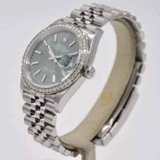 【Super Clone】RLX  Datejust 36mm 126284 Green Dial Jubilee Bracelet