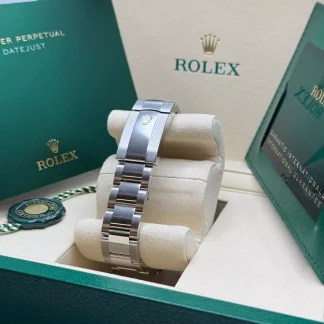【Super Clone】RLX  Datejust 36mm 126200 Stainless Steel Blue Dial Oyster Watch