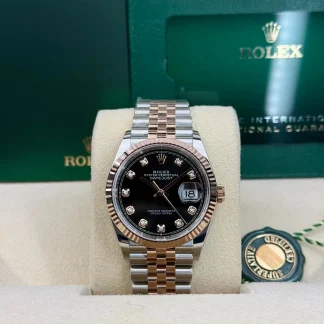 【Super Clone】RLX  Datejust 36mm 126231 Black Dial 36mm Oyster Bracelet