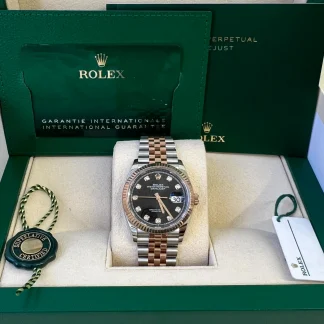 【Super Clone】RLX  Datejust 36mm 126231 Black Dial 36mm Oyster Bracelet