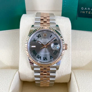 【Super Clone】RLX  Datejust 36mm 126231 Slate Dial Oyster Bracelet Watch