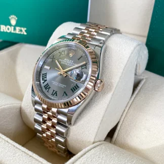 【Super Clone】RLX  Datejust 36mm 126231 Slate Dial Oyster Bracelet Watch