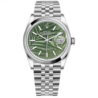 【Super Clone】RLX  Datejust 36mm 126200 Green Dial Watch