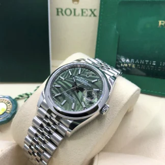 【Super Clone】RLX  Datejust 36mm 126200 Green Dial Watch