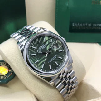 【Super Clone】RLX  Datejust 36mm 126200 Green Dial Watch