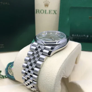 【Super Clone】RLX  Datejust 36mm 126200 Green Dial Watch